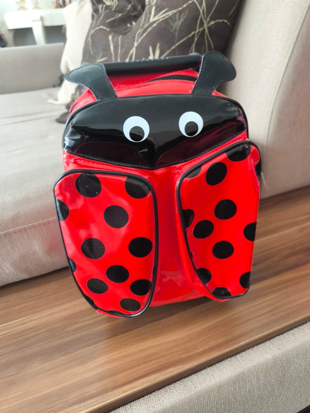 Lieveheersbeestje rugzak met wieltjes, Ophalen of Verzenden, Gebruikt, Jongen of Meisje