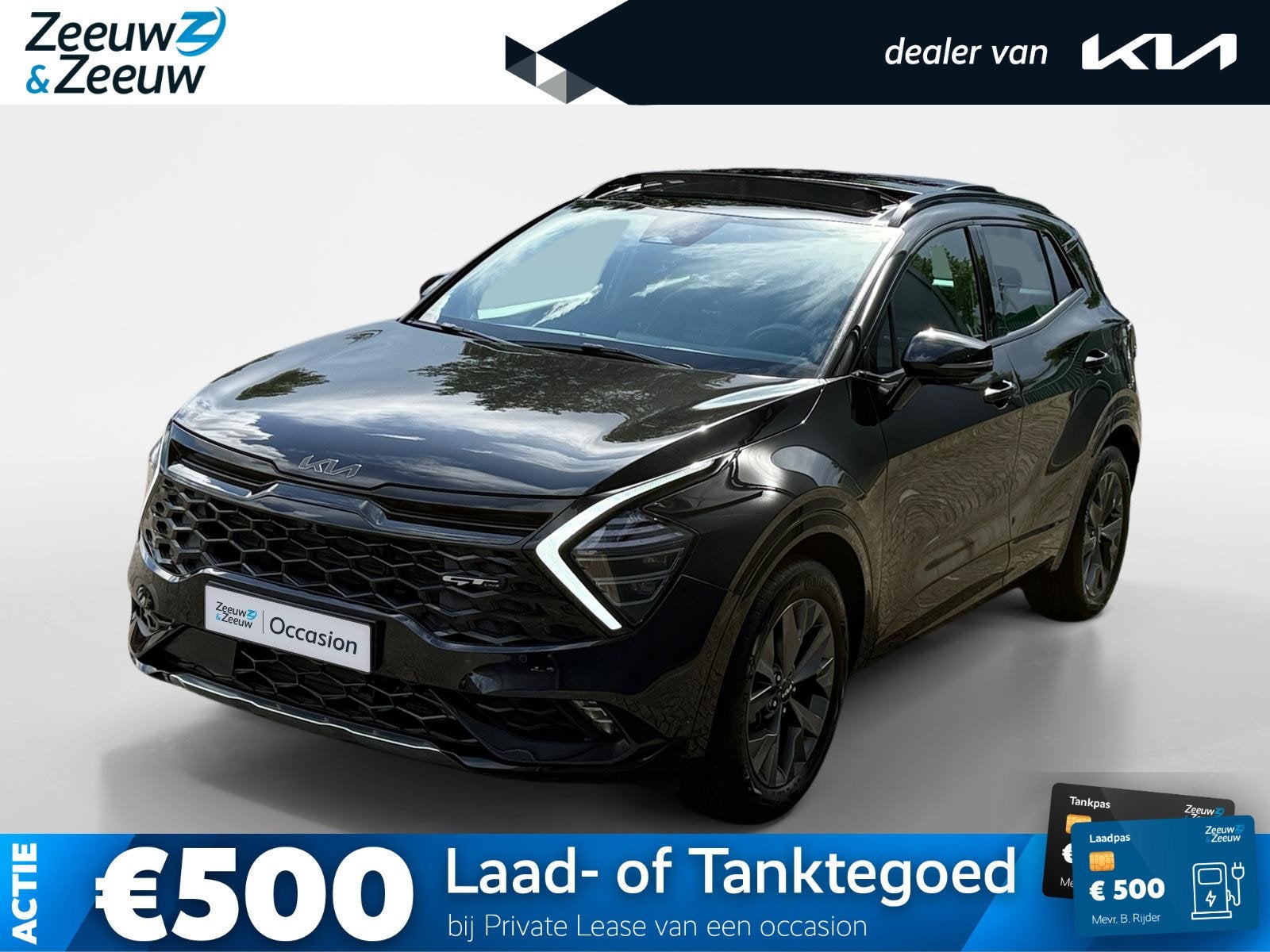Kia Sportage 1.6 T-GDi Hybrid GT-PlusLine | Pano | Stoelverw, Auto's, 12 maanden, Verwarmde buitenspiegels, Gebruikt, Euro 6
