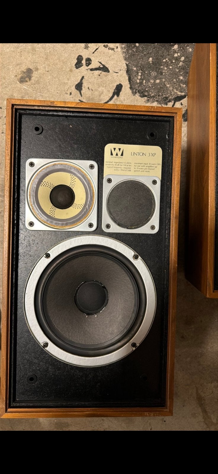 Wharfedale Linton 3XP Vintage Stereo Luidsprekers, Stereo speakers, Gebruikt, Wharfedale, Ophalen of Verzenden