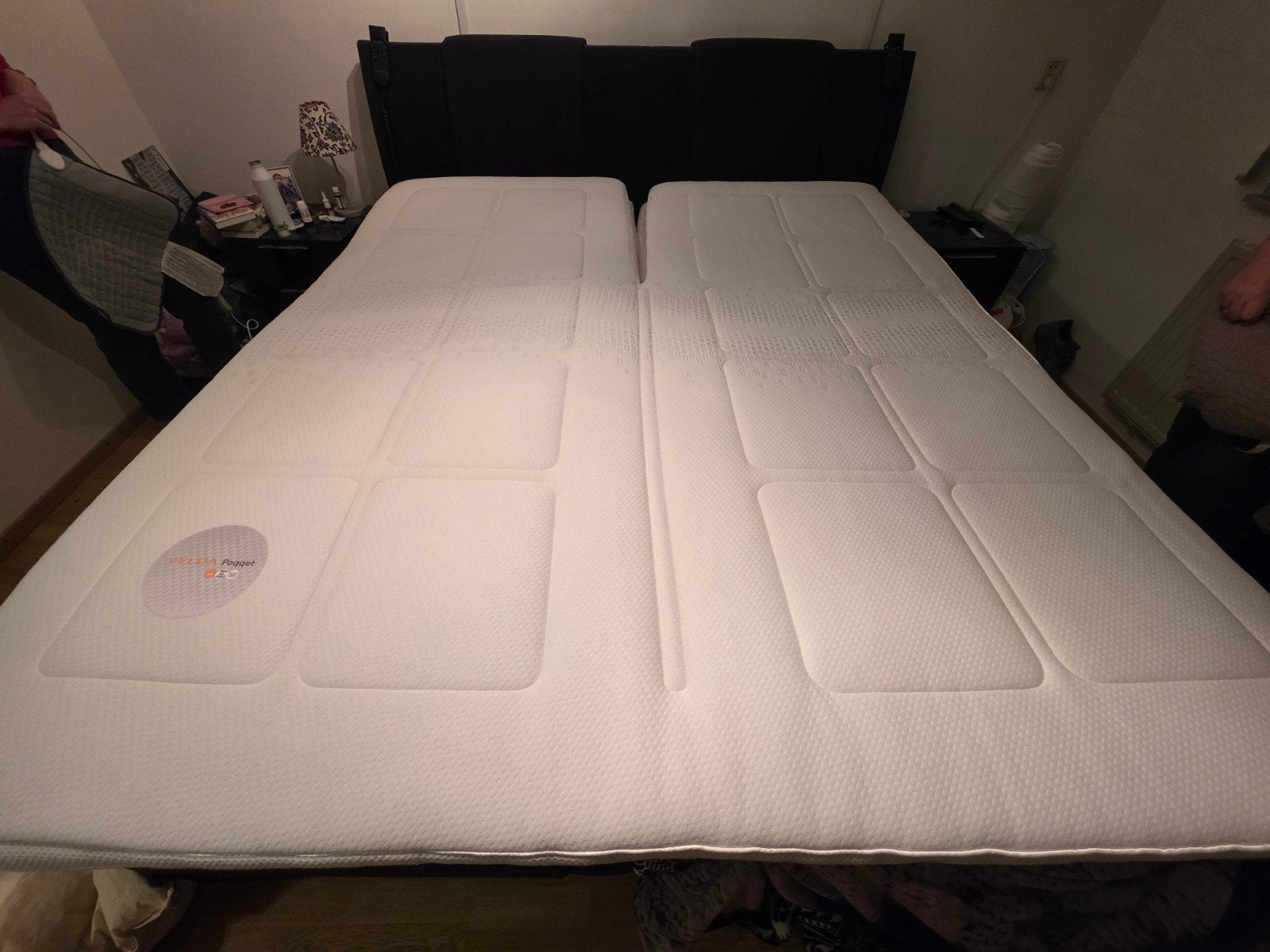 Velda Poqqet Splittopper Pulse Latex 180x210, Tweepersoons, Ophalen of Verzenden, Zo goed als nieuw, 180 cm