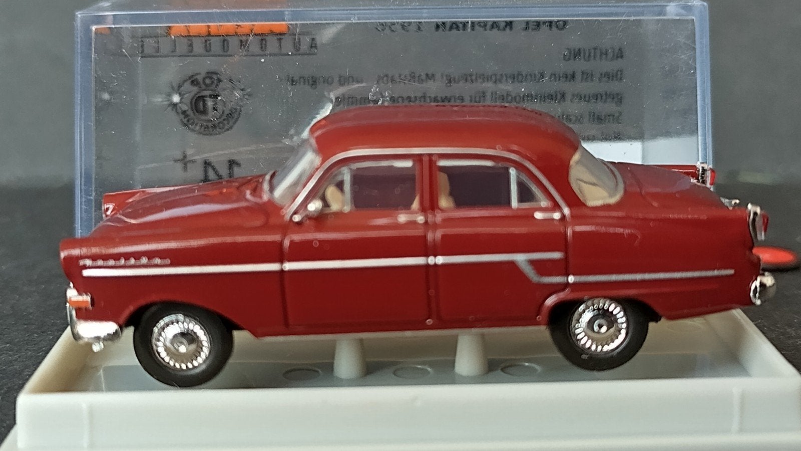 Opel Kapitan Rood 1:87 H0 Brekina Pol, Hobby en Vrije tijd, Modelauto's | 1:87, Auto, ., Nieuw, Ophalen of Verzenden