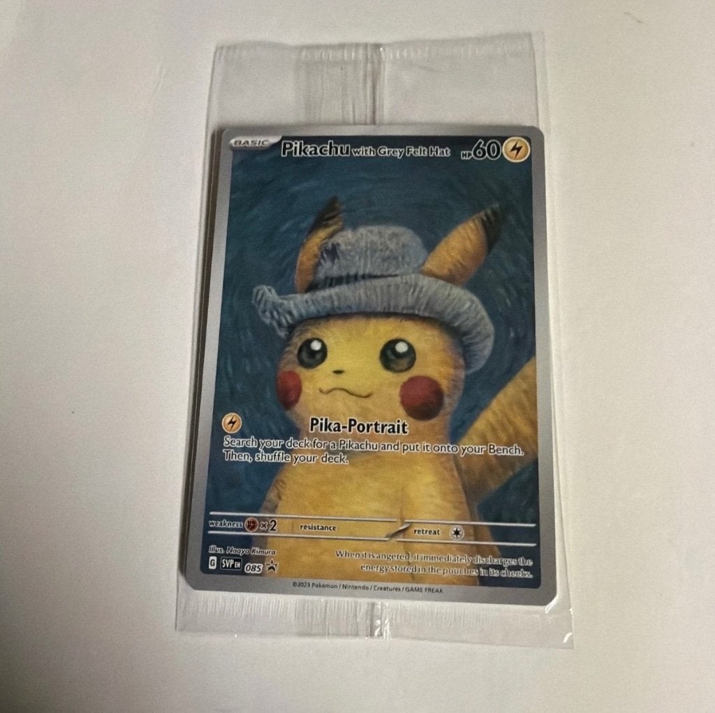 Pikachu van gogh Sealed!!, Hobby en Vrije tijd, Verzamelkaartspellen | Pokémon, Ophalen of Verzenden, Nieuw, Losse kaart, Foil