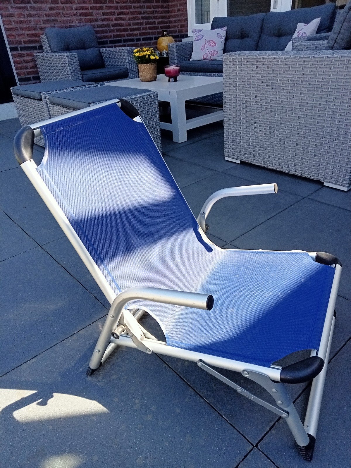 camping,strand,visstoel, Ophalen, Zo goed als nieuw, Aluminium