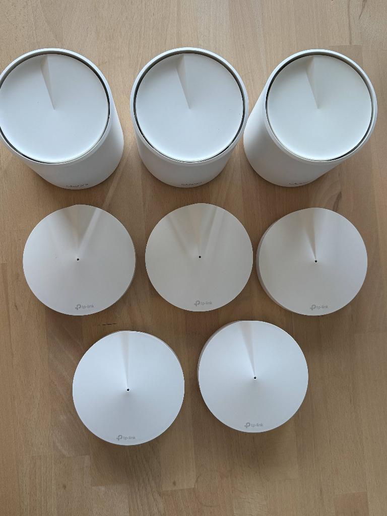 Complete 8 units TP-LINK Deco Mesh Wi-Fi set – X60 / P7 / M5, Computers en Software, WiFi-versterkers, Ophalen, Zo goed als nieuw