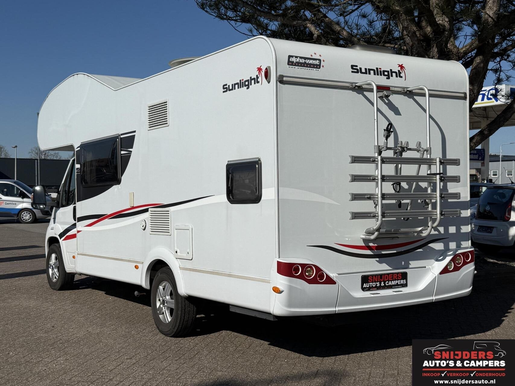 Sunlight A72 6 persoons 2 x airco in top staat, Caravans en Kamperen, Campers, 7 tot 8 meter, Bedrijf, Navigatie, Luifel