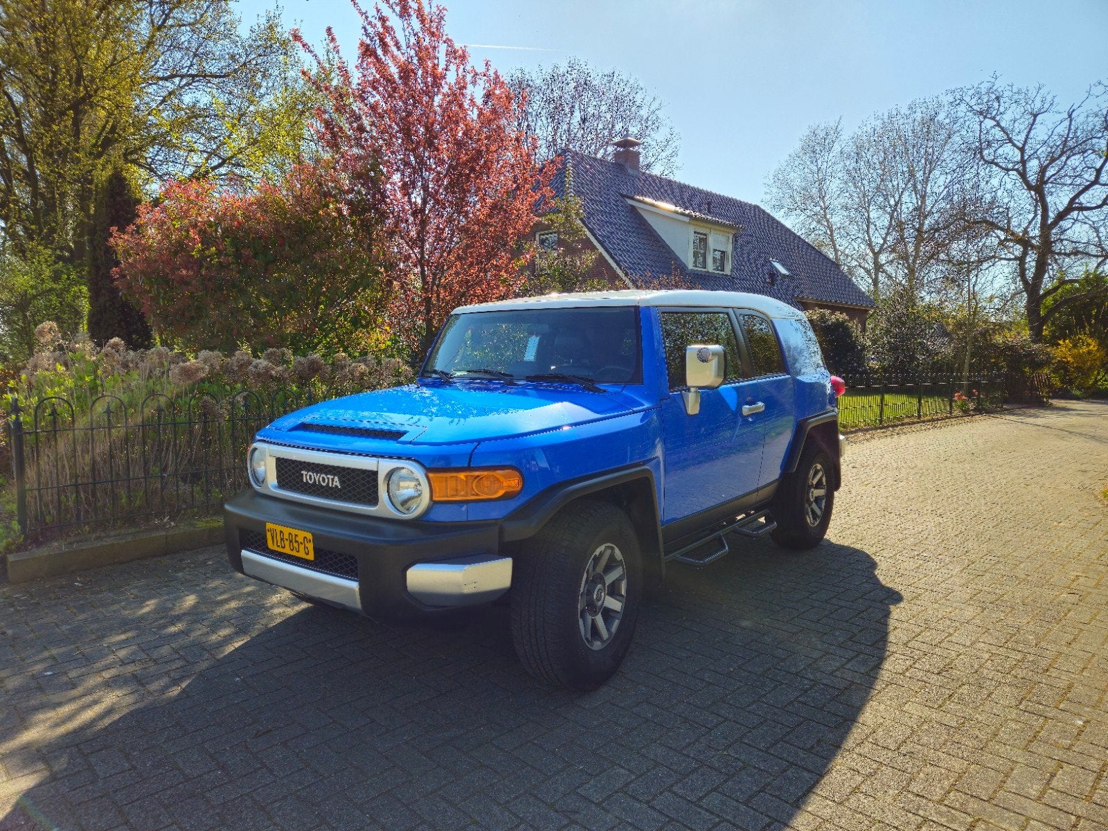 Toyota fj cruiser lpg 2007 nw Apk land cruiser urban, Automaat, Achterwielaandrijving, Blauw, Leder