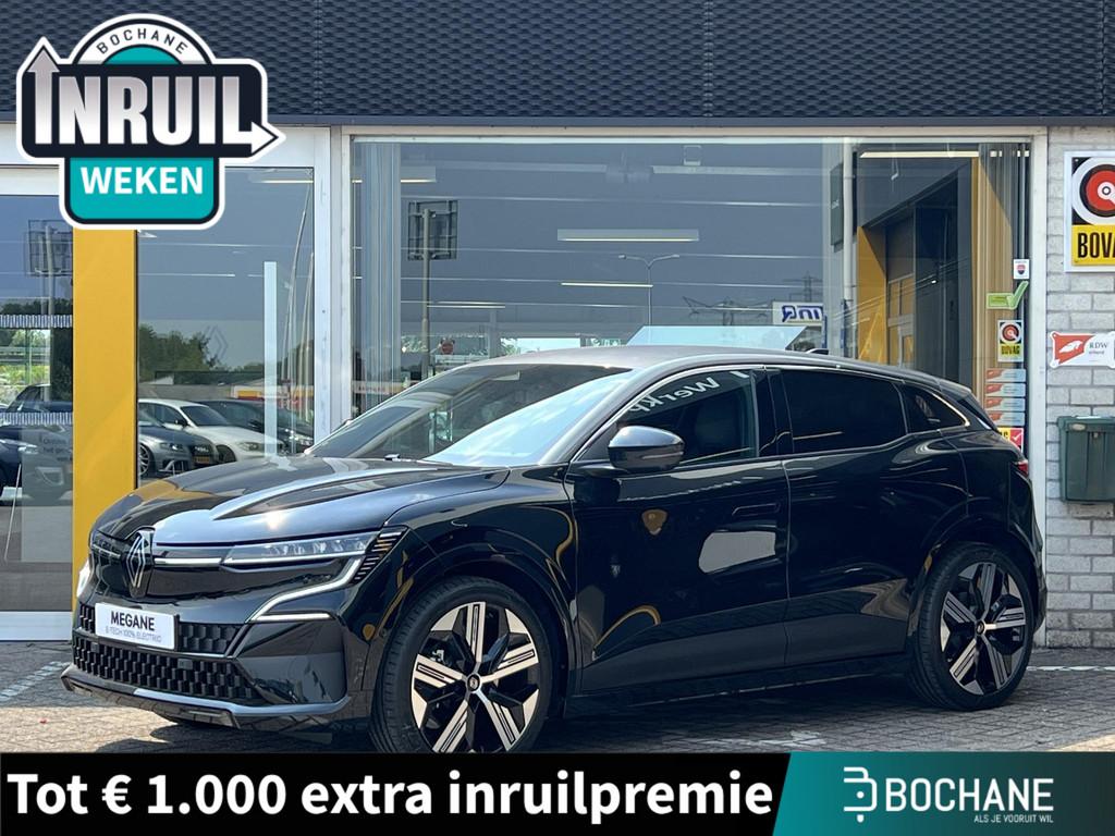 Renault Megane E-Tech comfort range iconic 60 kWh | Direct l, Auto's, Renault, Huisgarantie, 385 min, Zwart, Nieuw