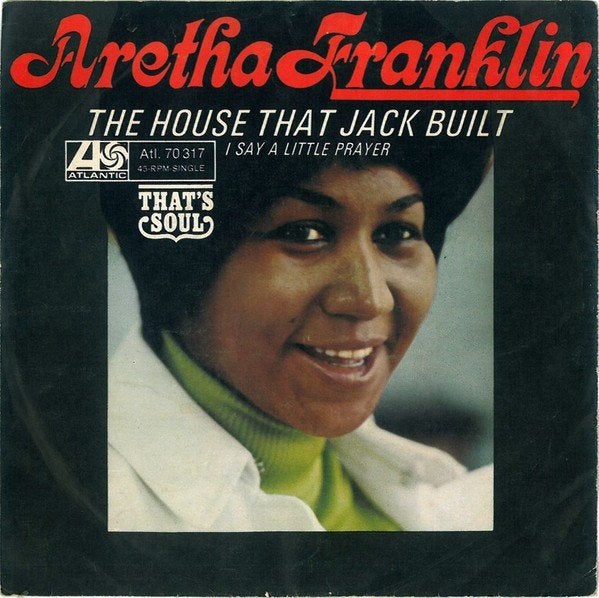 Aretha Franklin – The House That Jack Built  soul funk, Fotohoes, 7 inch, Single, Ophalen of Verzenden