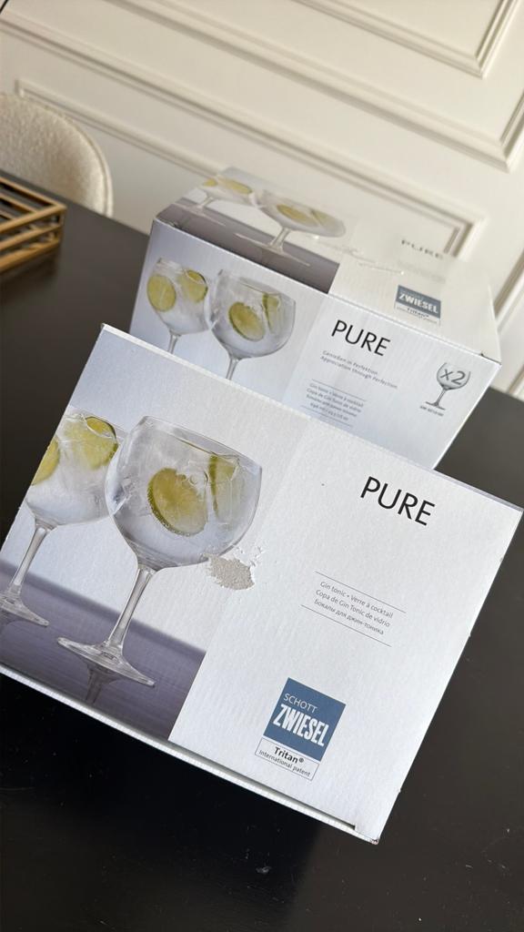 Schot zwiesen gin tonic glazen, Ophalen of Verzenden, Zo goed als nieuw