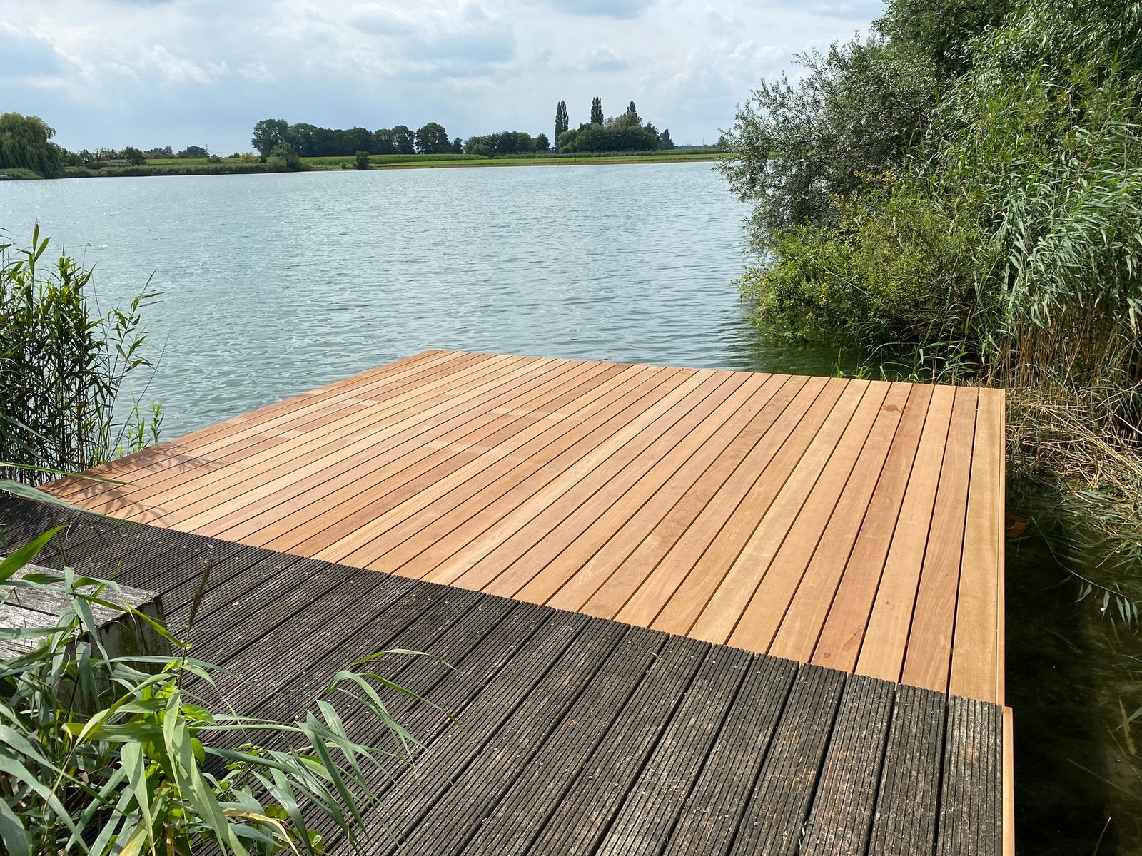 Vlonder compleet of alleen montage, Tuin en Terras, Ophalen of Verzenden, Zo goed als nieuw, Hout