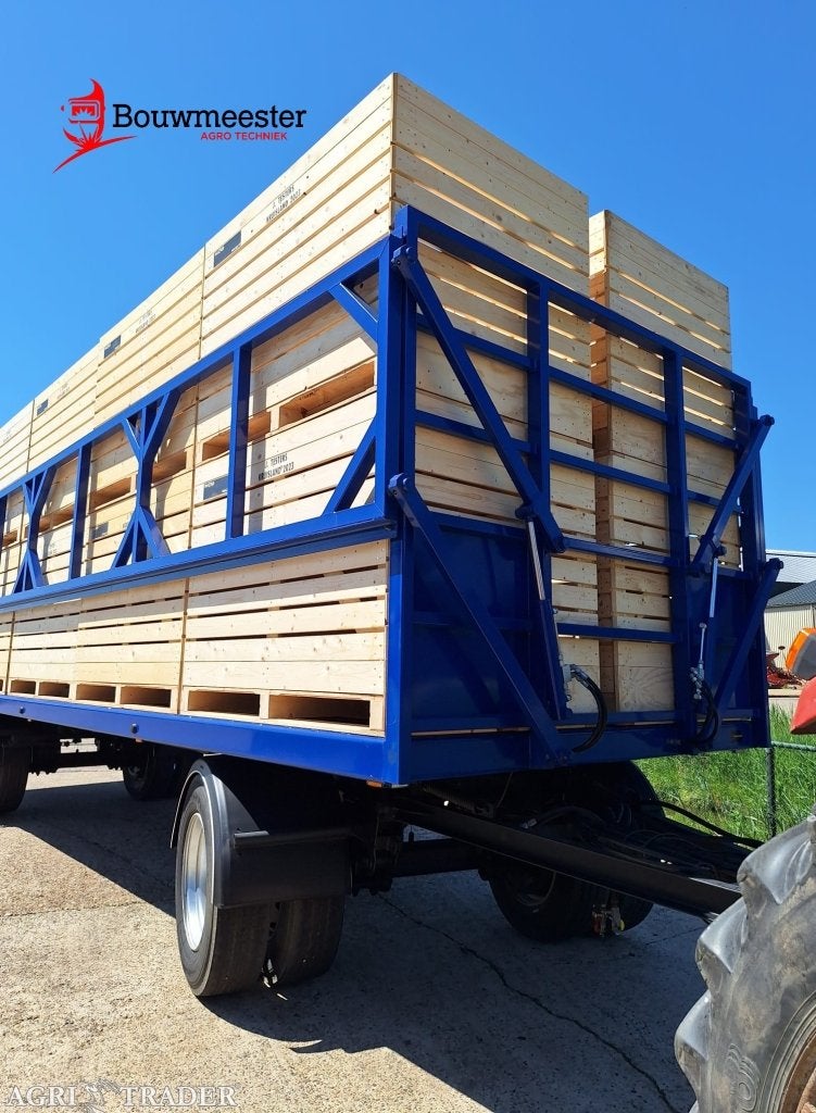 Mooie 20-tons kistenwagen aangeboden met hydraulische zijkle, Zakelijke goederen, Agrarisch | Werktuigen, Transport, -, Niet opgegeven