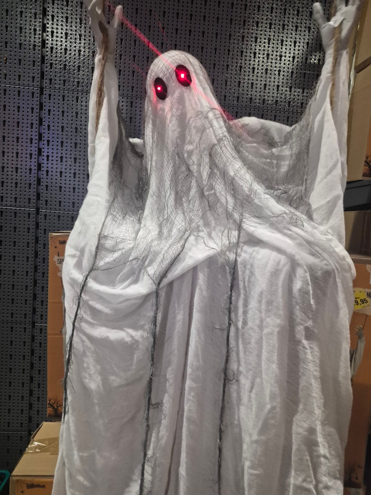 spook op schommel animatronic, Hobby en Vrije tijd, Feestartikelen, Ophalen of Verzenden, Nieuw, Versiering, Halloween of Griezel