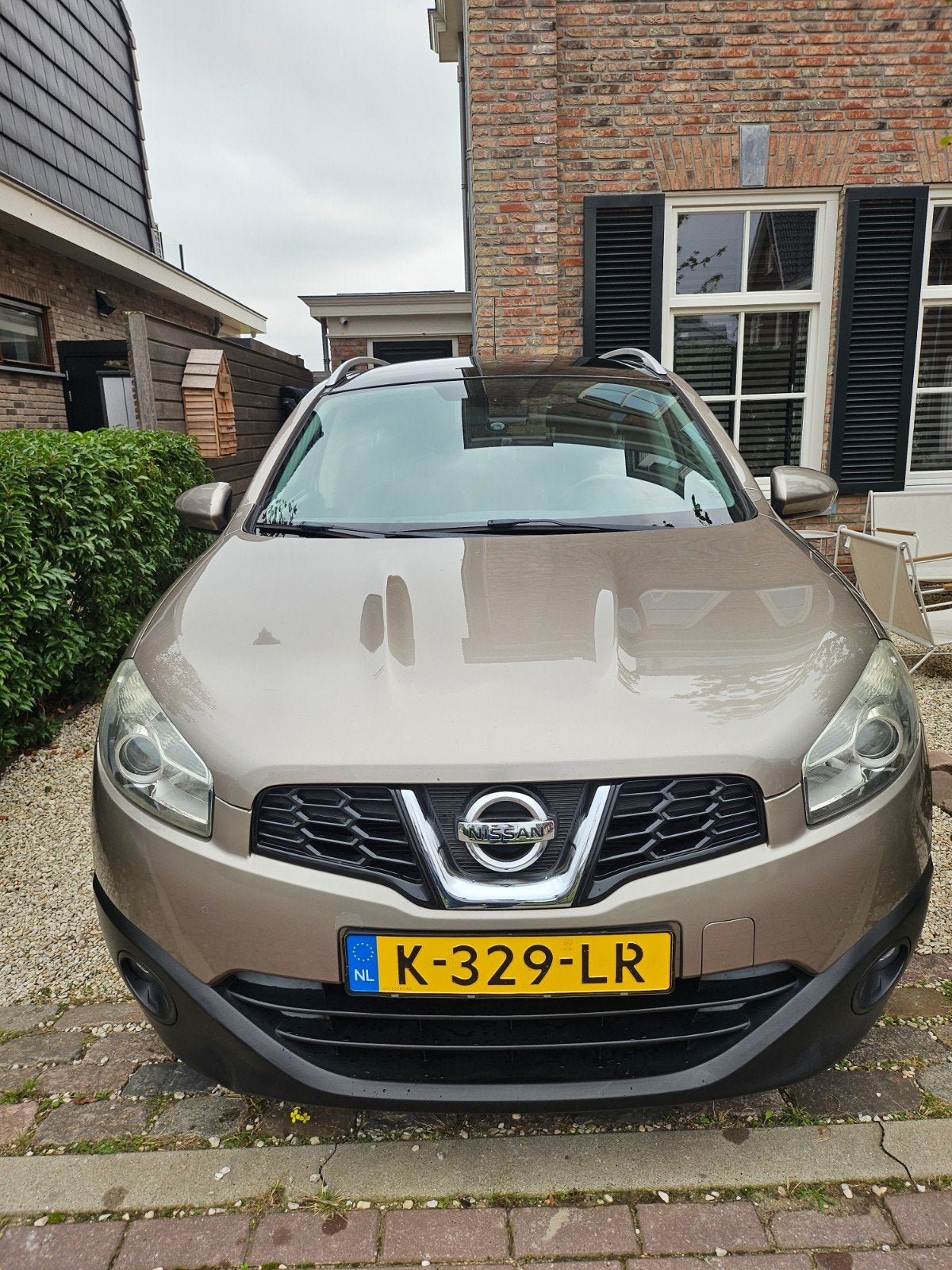 Nissan Qashqai+2 optima 2.0 2WD 2011 pano 7 pers, Auto's, Bruin, 7 stoelen, 75 €/maand, Handgeschakeld
