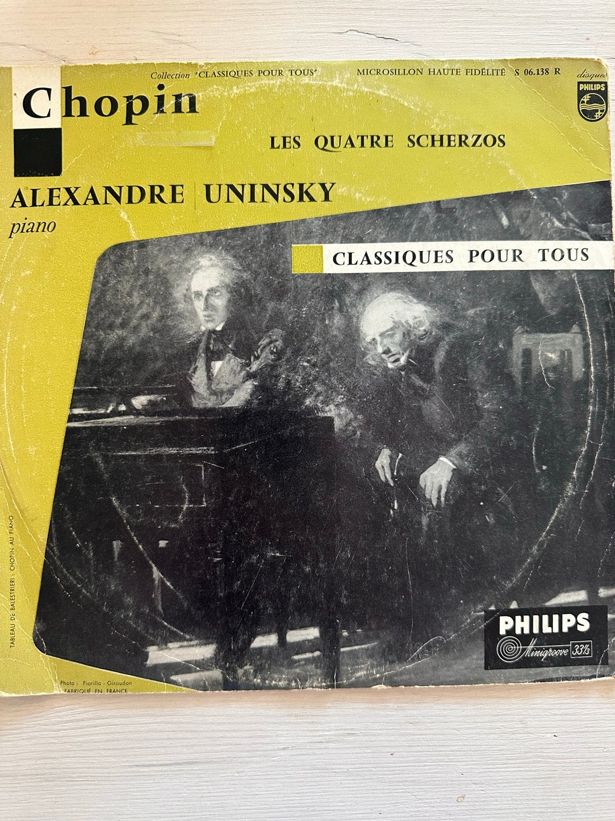 Chopin: Les Quatre Scherzos - Alexandre Uninsky (piano), LP, Gebruikt, Chopin, Ophalen of Verzenden