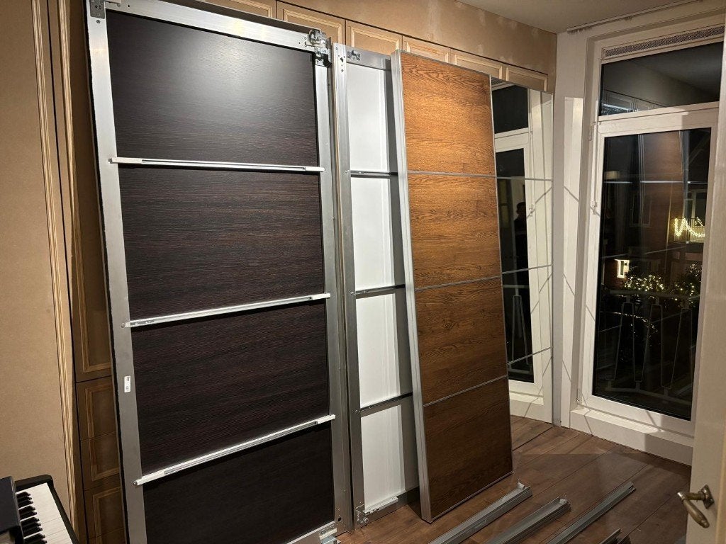 Pax kast schuifdeuren, 200 cm of meer, Zo goed als nieuw, Minder dan 25 cm, 50 tot 100 cm