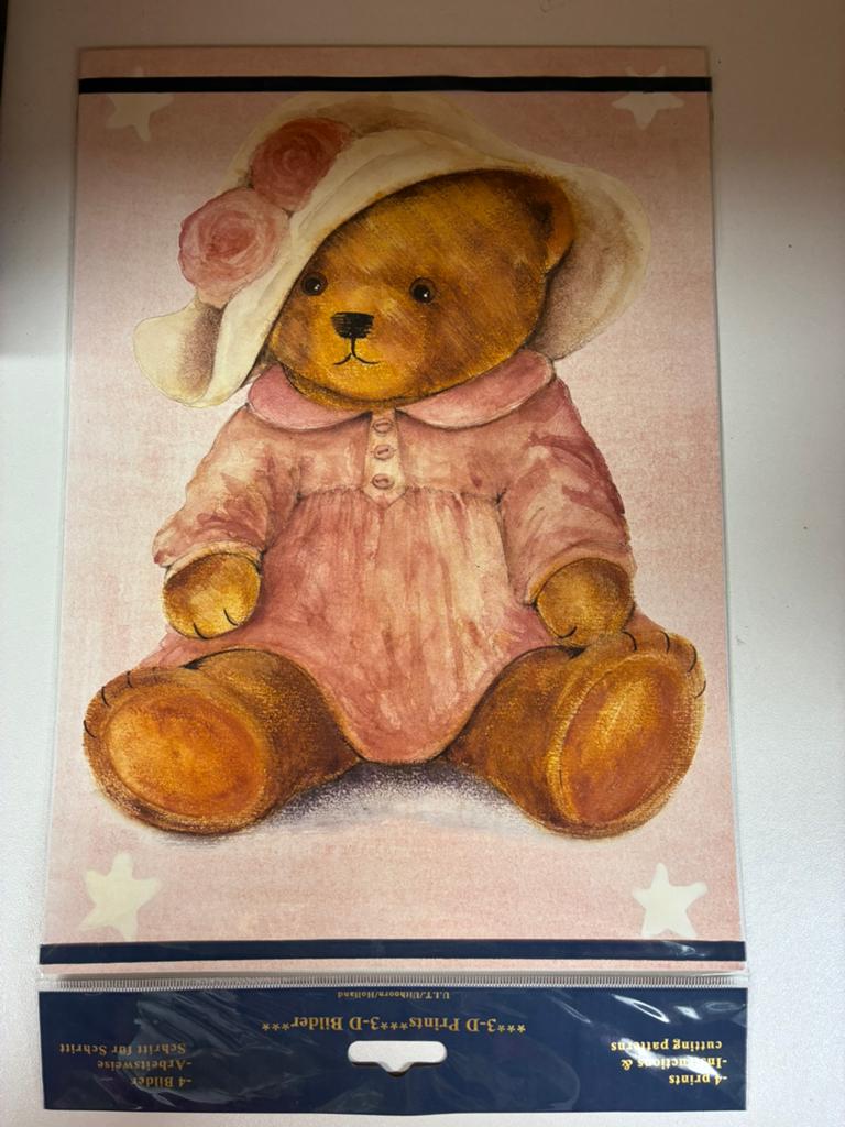 3 D Print van een Vintage Teddy Beer (nieuw), Ophalen of Verzenden, Nieuw, Overige typen, Overige merken