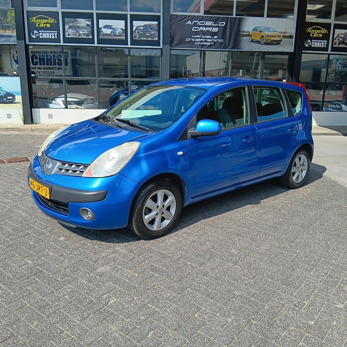 Nissan Note 1.4 Visia, Auto's, Nissan, Voorwielaandrijving, 4 cilinders, Blauw, Origineel Nederlands