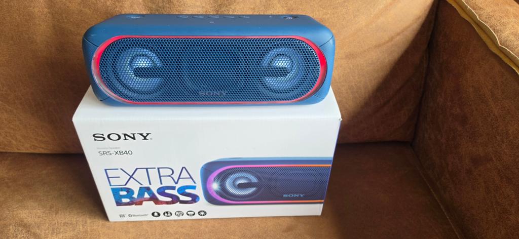 Sony SRS-XB40 EXTRA BASS Bluetooth Speaker, Ophalen, Overige typen, Zo goed als nieuw, 60 tot 120 watt