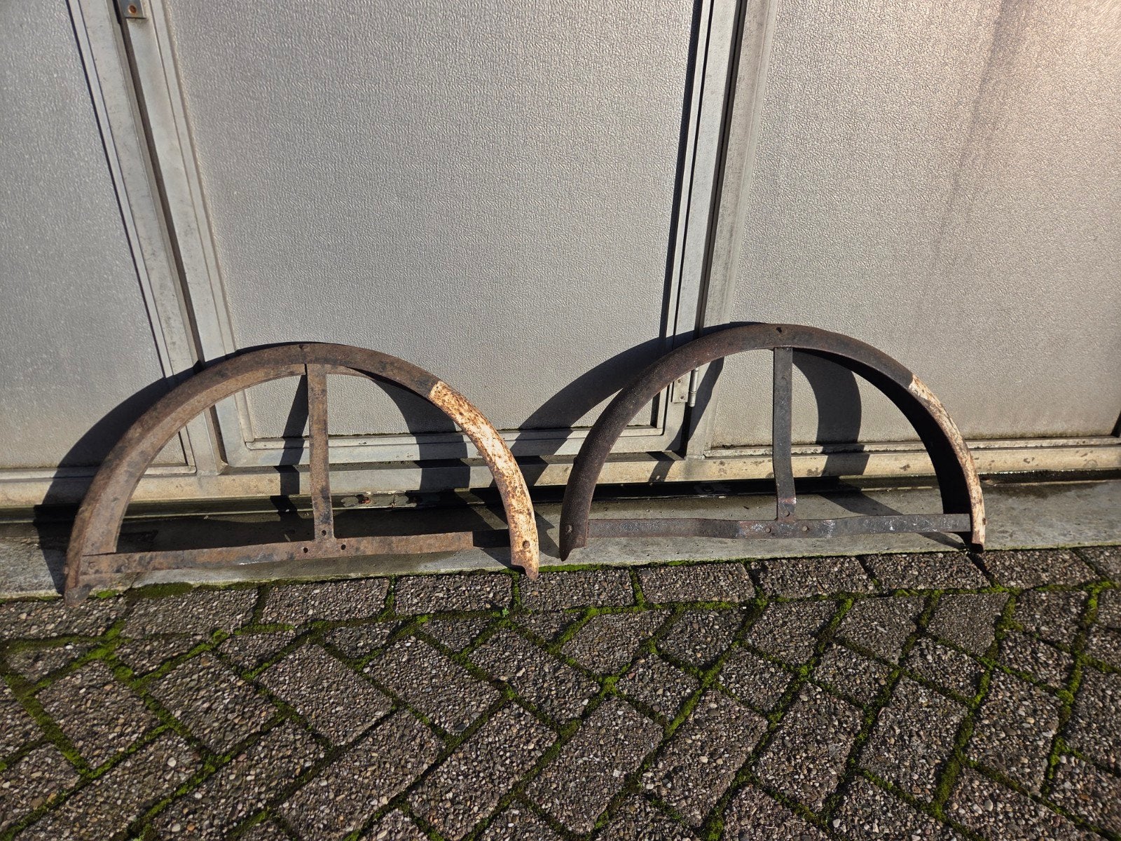 bakfiets vintage spatbord set, Ophalen, Gebruikt, Kap