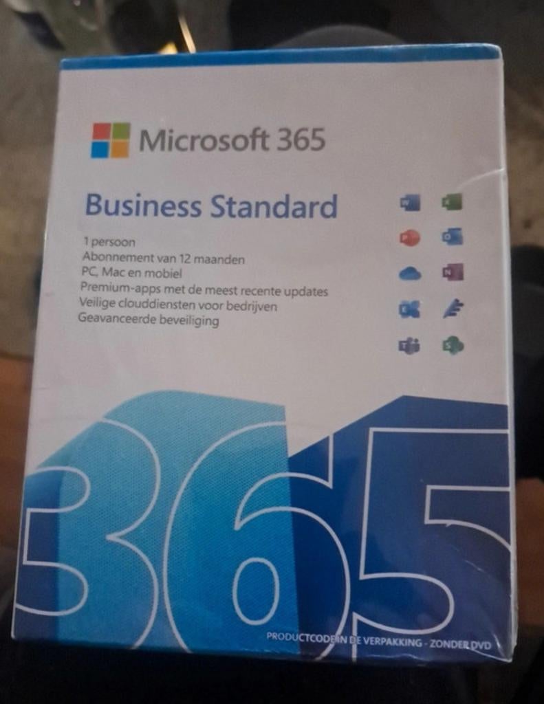 Microsoft 365 Business Standard - 1 jaar abonnement, Computers en Software, Office-software, Ophalen of Verzenden, Nieuw, Word