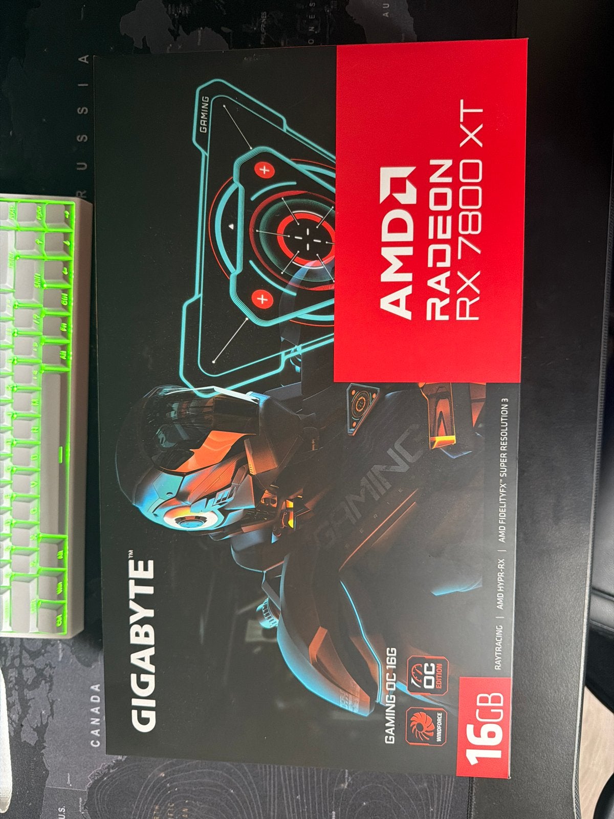 GIGABYTE AMD Radeon RX 7800XT 16GB Gaming OC Videokaart, Computers en Software, Videokaarten, AMD, GDDR6, PCI-Express 4, Ophalen of Verzenden