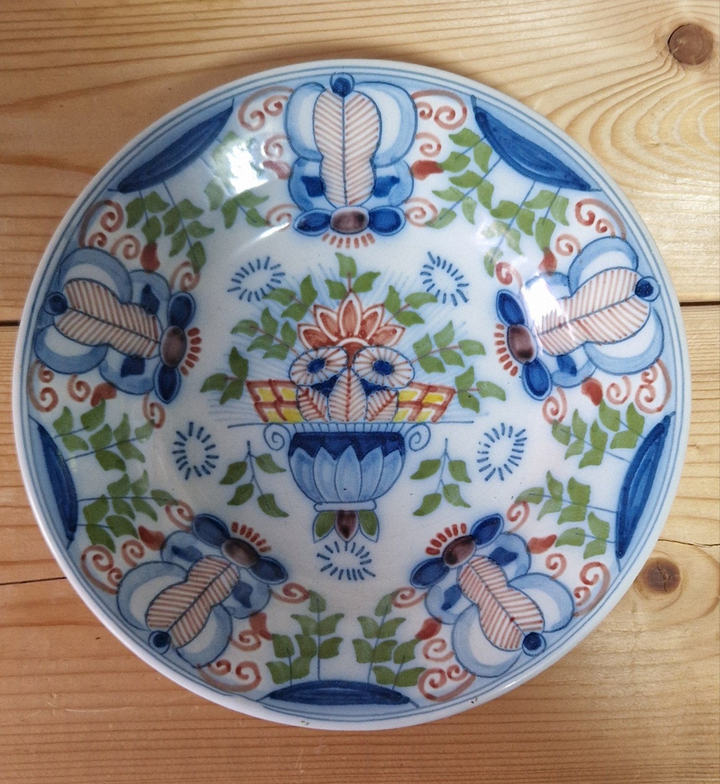 Set van 6 Delfts Blauwe en Makkumse sierborden, Ophalen of Verzenden