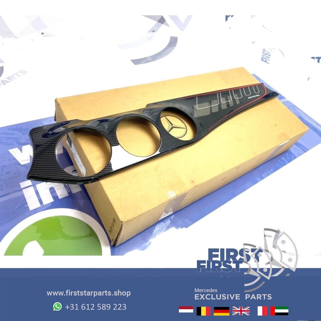W117 CLA45 AMG dashboard sierlijst W156 GLA lijst voor Merce, Gebruikt, -, Ophalen of Verzenden, -