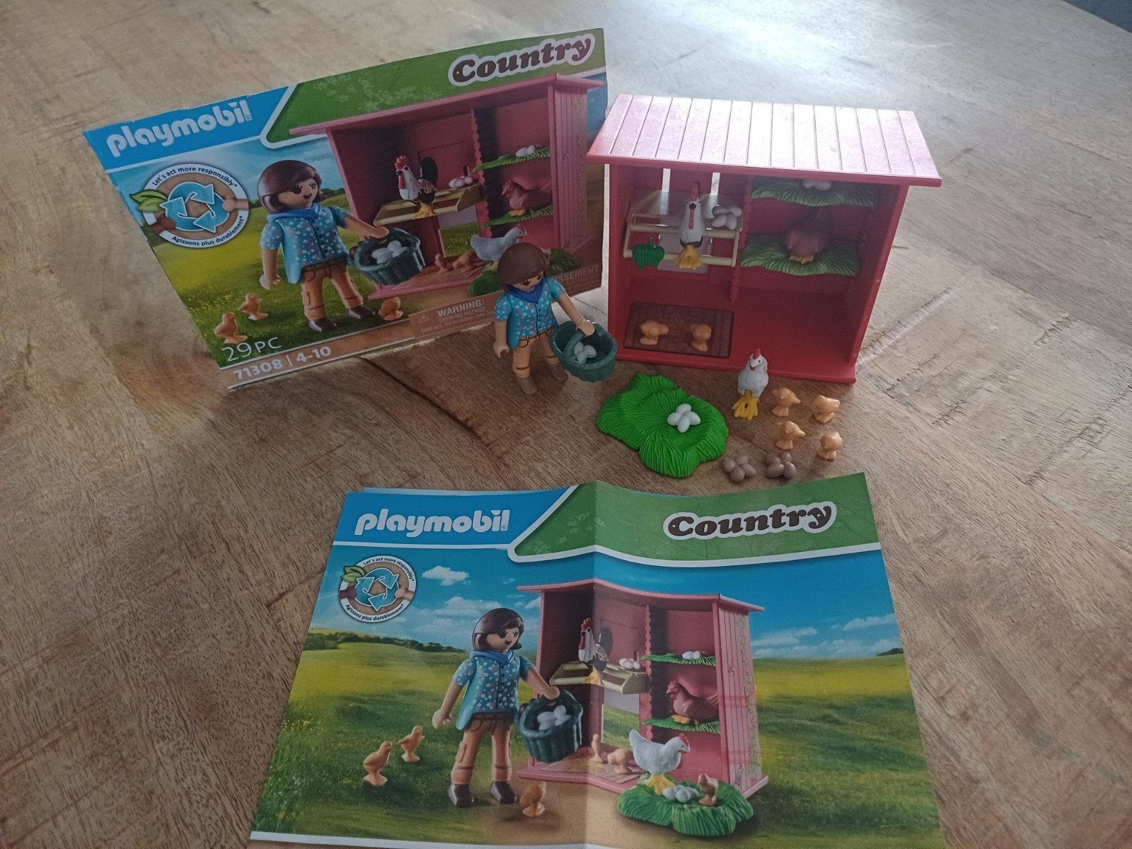 Playmobil 71308 Country Kippenhok - Compleet met instructie, Kinderen en Baby's, Speelgoed | Playmobil, Ophalen of Verzenden