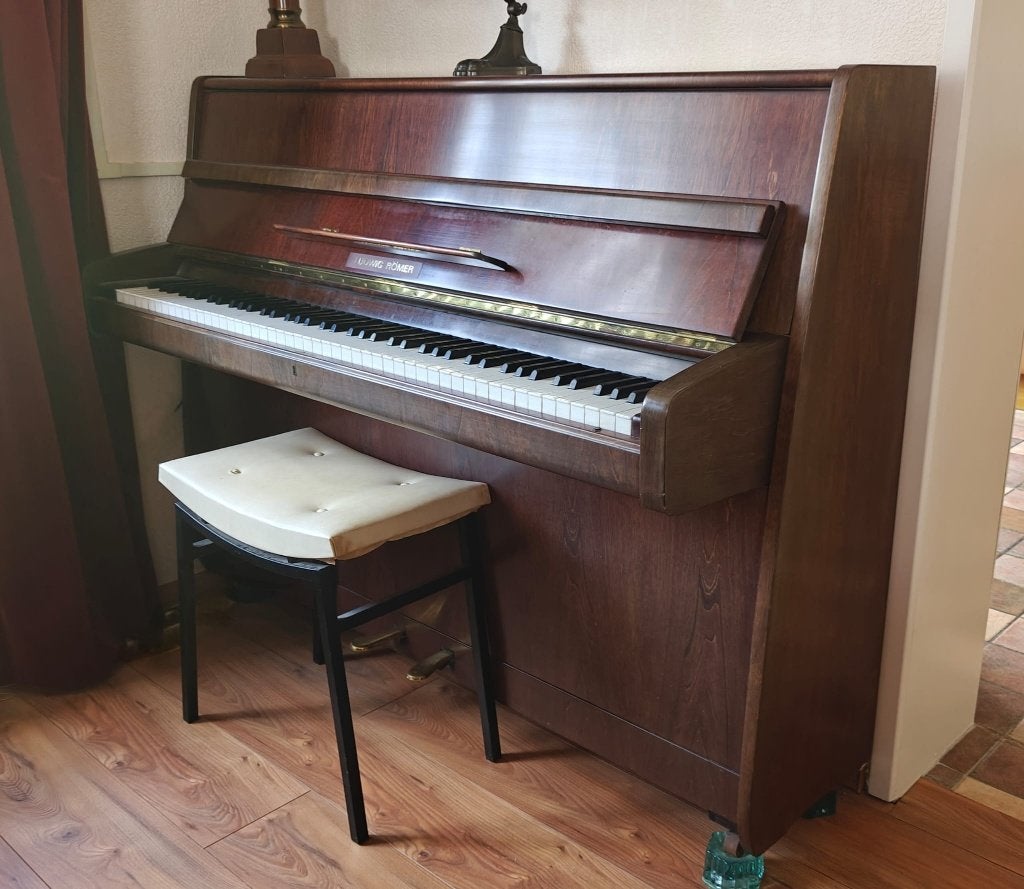 Piano, Ophalen, Gebruikt, Bruin, Piano