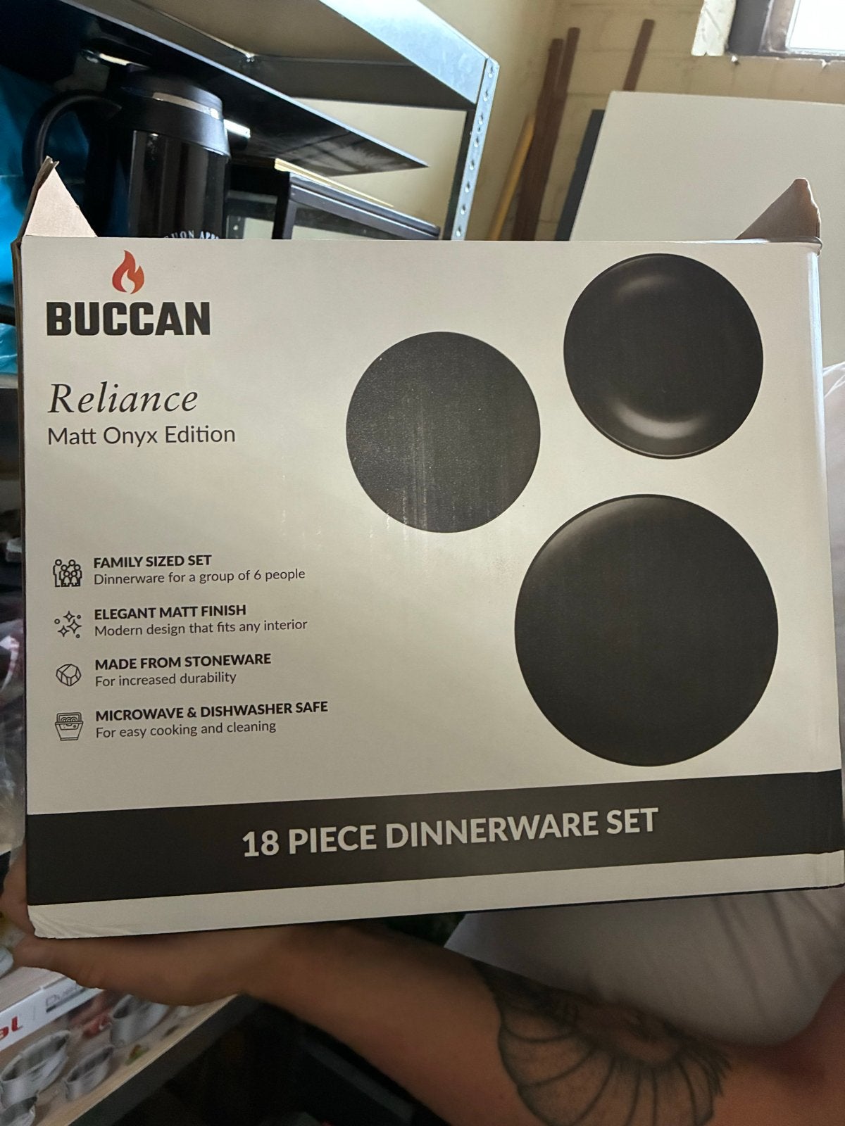Buccan - 18pc dinner set, Overige merken, Nieuw, Ophalen of Verzenden, Modern