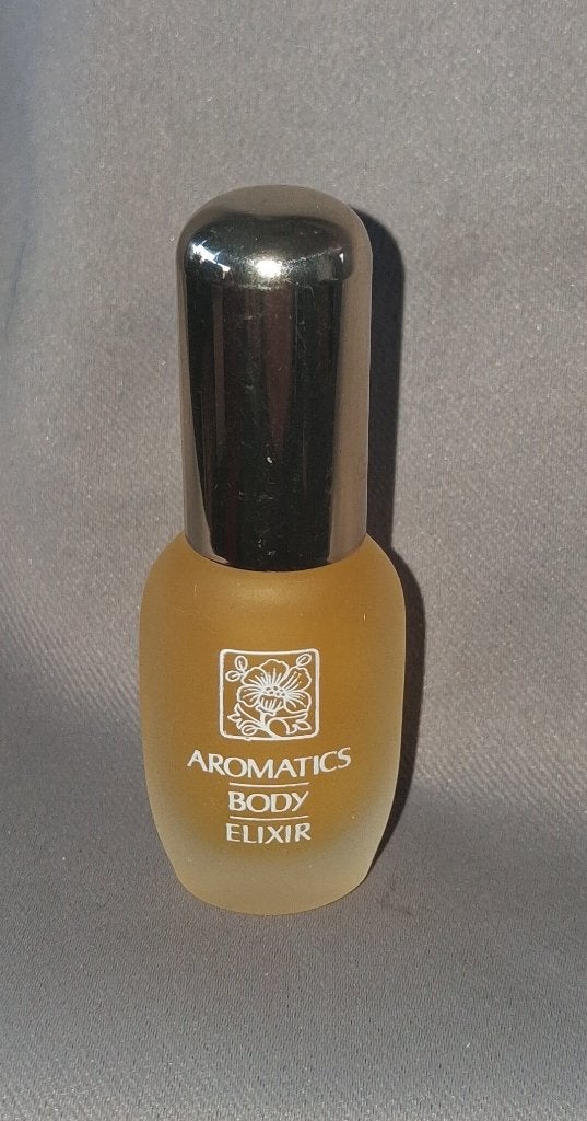 Volle parfum mini -  Clinique aromatics body elixir, Ophalen of Verzenden, Zo goed als nieuw, Miniatuur, Gevuld