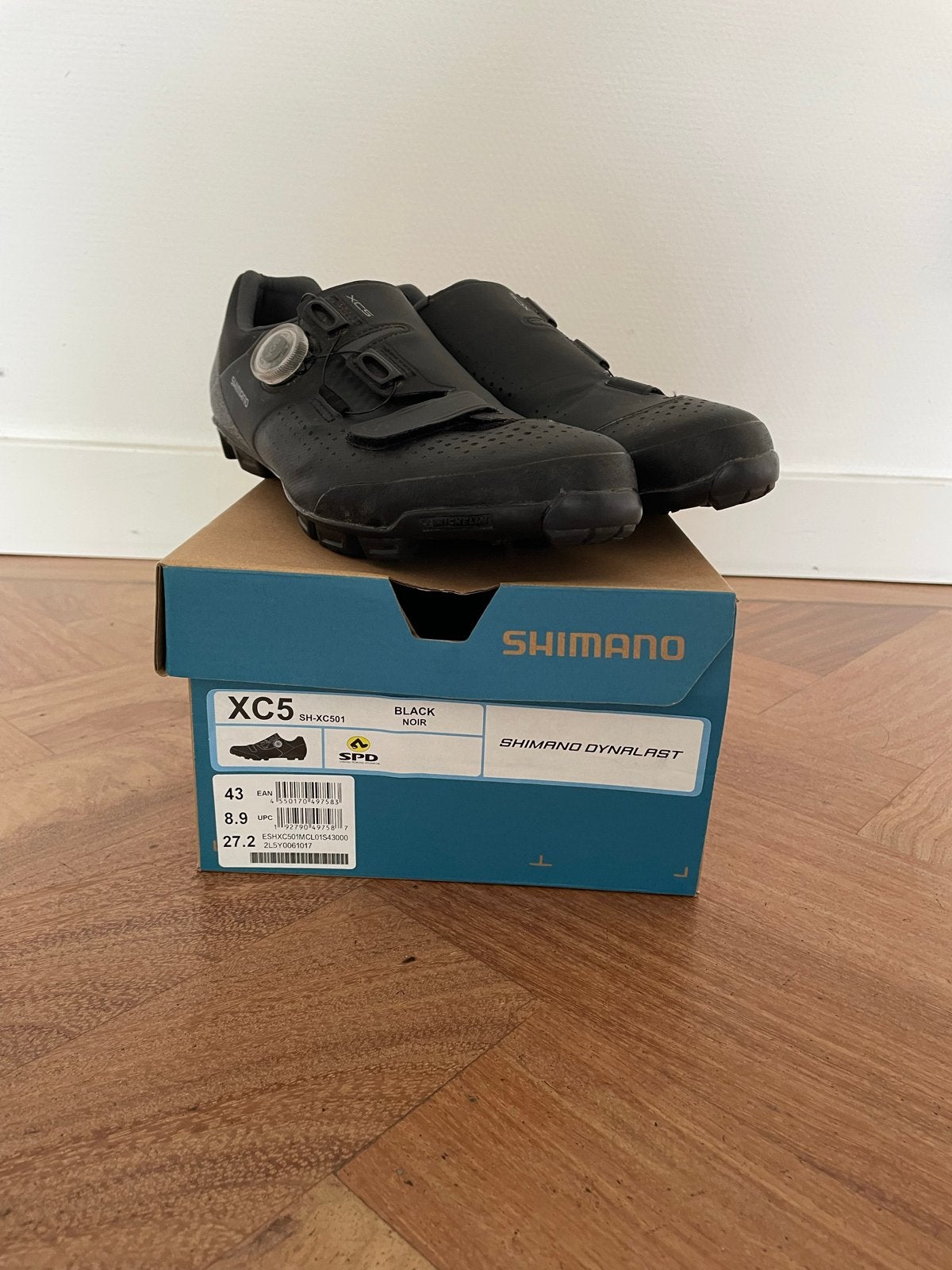 Shimano XC5 MTB-gravel schoenen, zwart, maat 43, Fietsen en Brommers, Heren, Schoenen, Overige maten, Ophalen of Verzenden