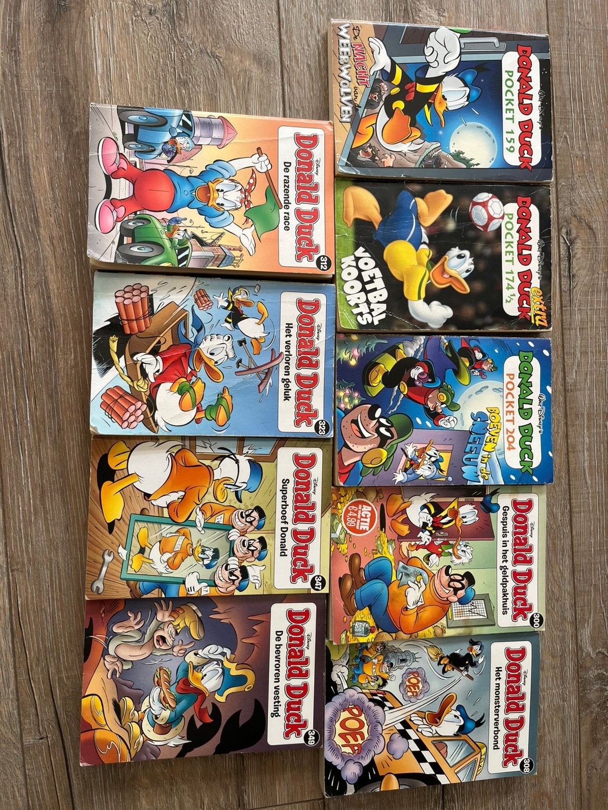 Donald Duck pocket 159 t/m 349, Eén comic, Ophalen, Gelezen, Europa