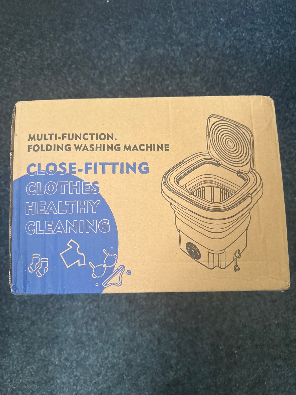 Opvouwbare Wasmachine - Compact en Draagbaar, Ophalen of Verzenden, Nieuw