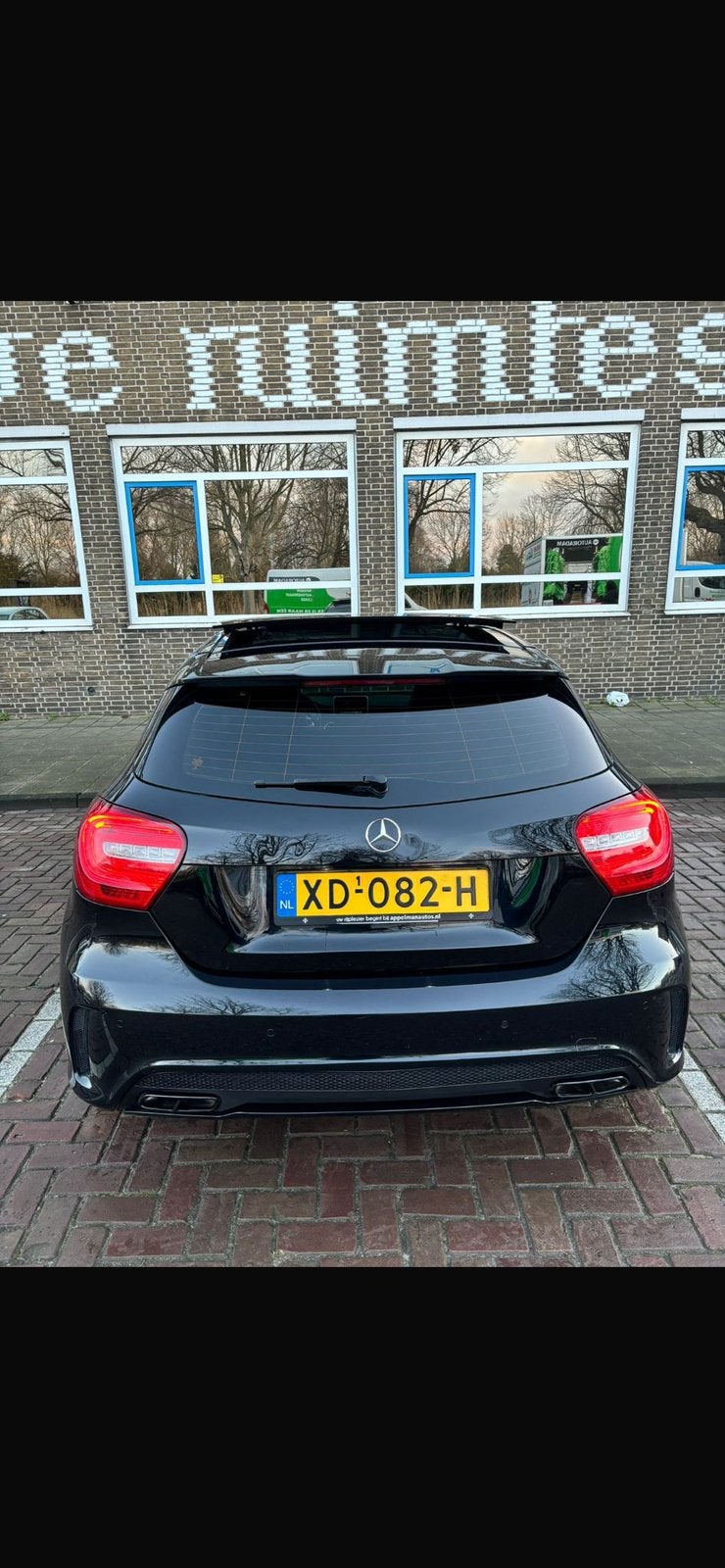 Mercedes-Benz A-Klasse A180  Prestige Zwart vol opties!, Auto's, 4 cilinders, Leder en Stof, 1595 cc, Navigatiesysteem
