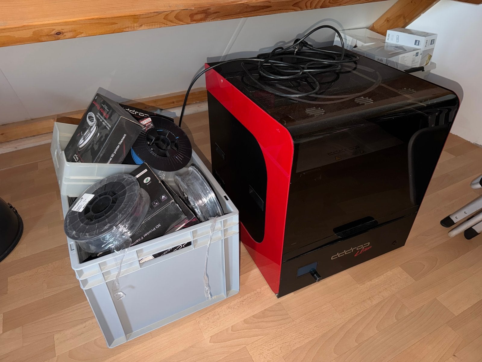 Dddrop leader met dubbele extruder - 3D printer, Computers en Software, Ophalen of Verzenden, Gebruikt, Filament