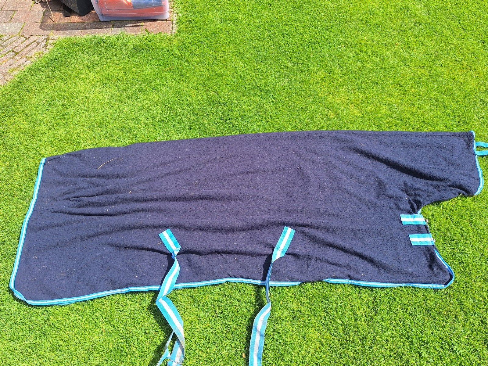 Zweetdeken, Dieren en Toebehoren, Ophalen of Verzenden, Gebruikt, Blauw, Zweetdeken