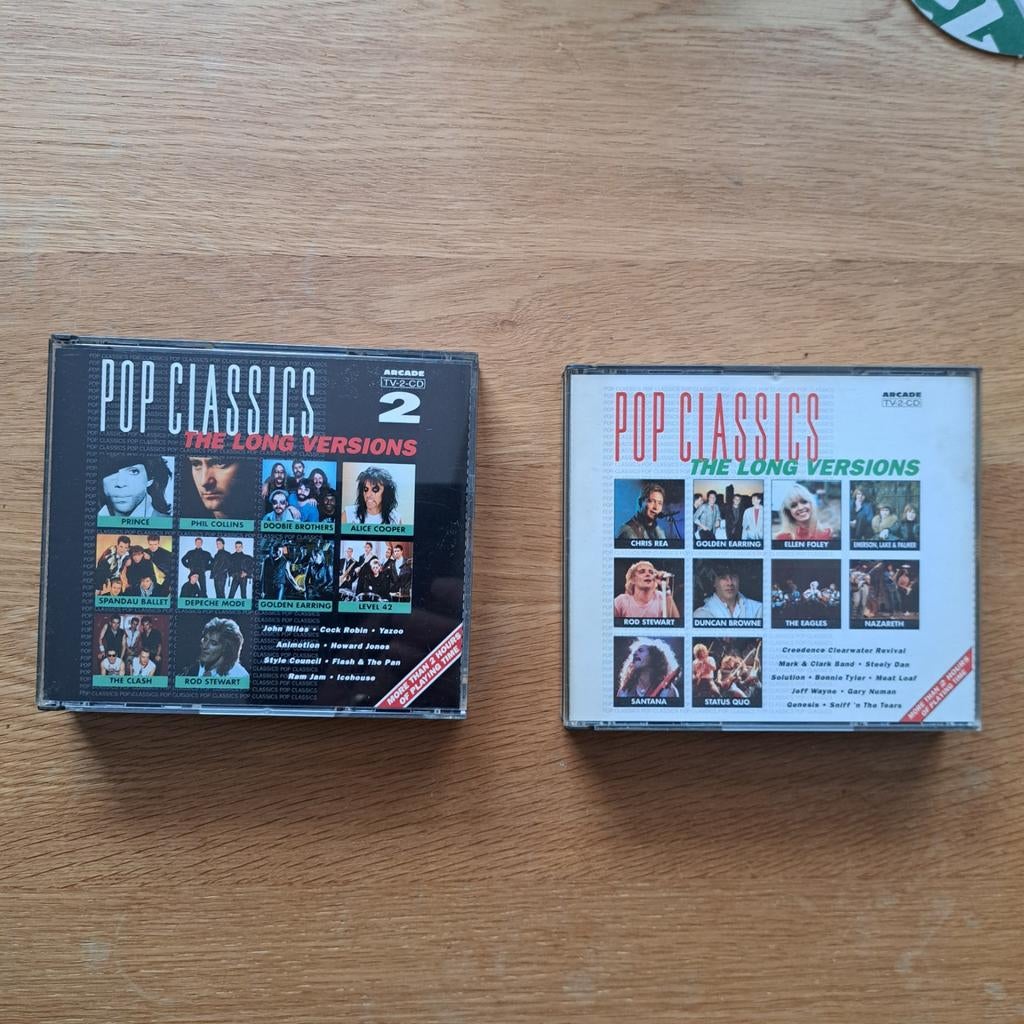 Pop Classics The Long Versions CD's - Deel 1 en 2, Ophalen of Verzenden