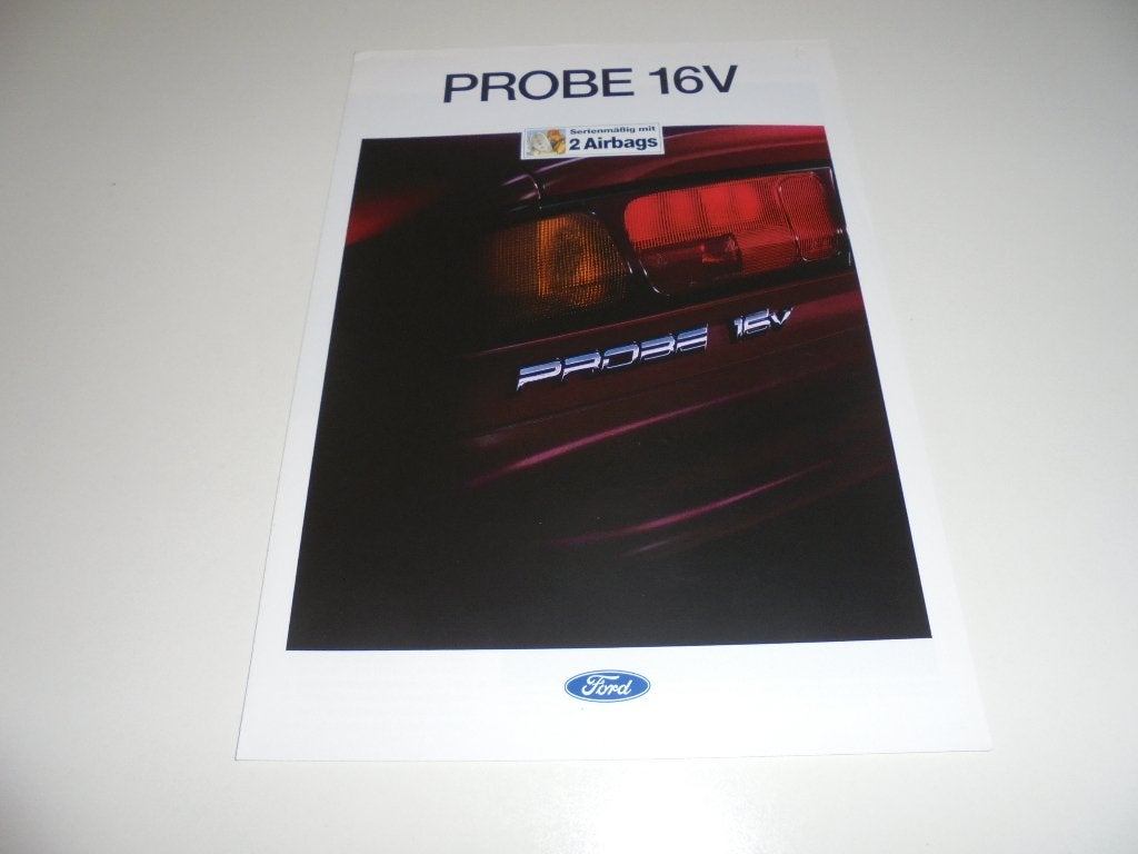 brochure Ford Probe 16v  1994, Ophalen of Verzenden, Nieuw, Ford