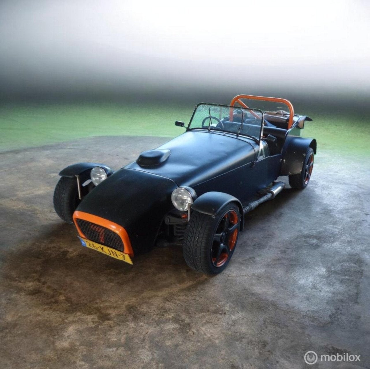 Zie bijzonderheden JC Sportscar Cabriolet, Achterwielaandrijving, Gebruikt, Zwart, 4 cilinders