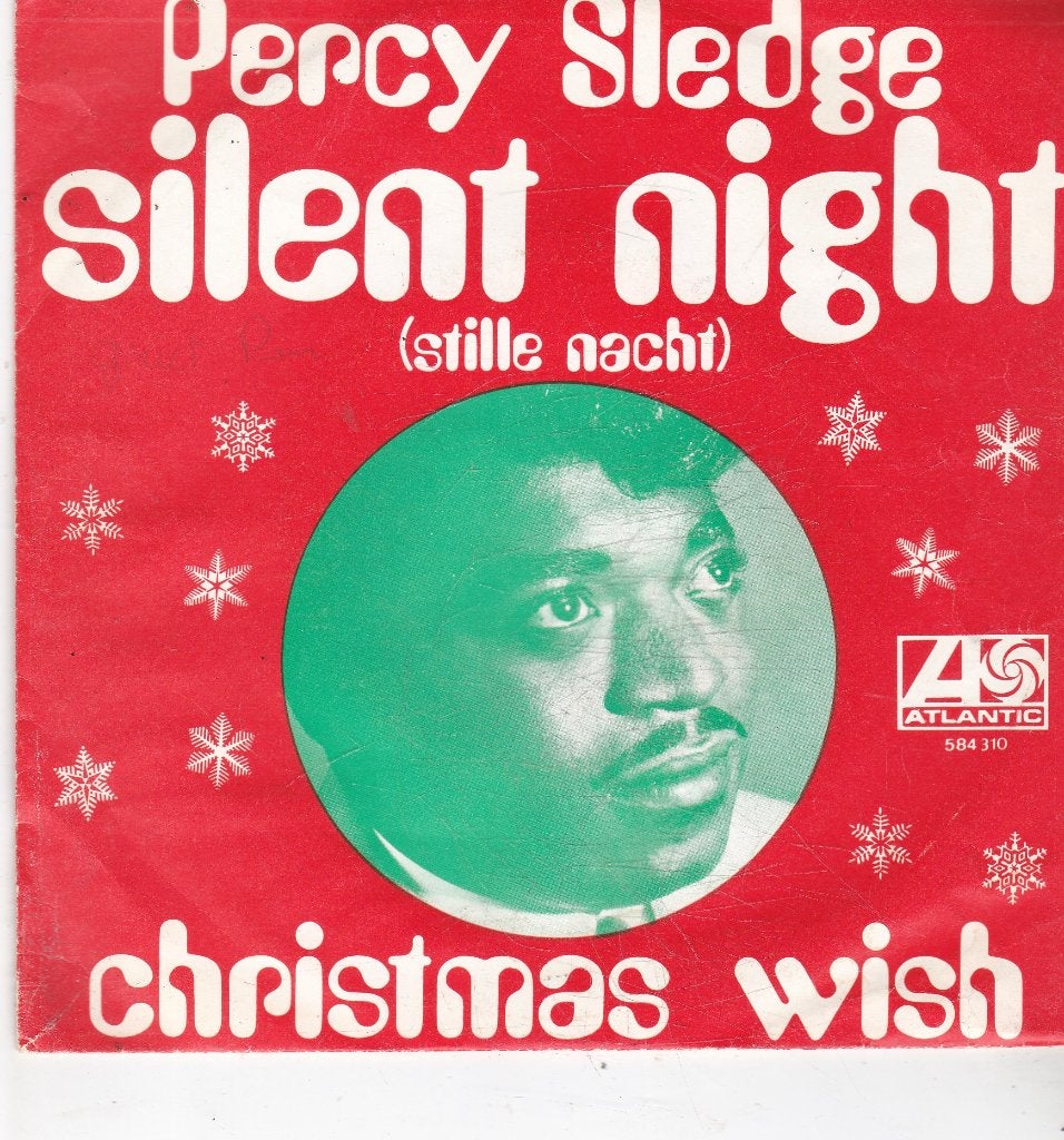 Single Percy Sledge - Silent night, Cd's en Dvd's, Ophalen of Verzenden, Gebruikt, 7 inch, Pop