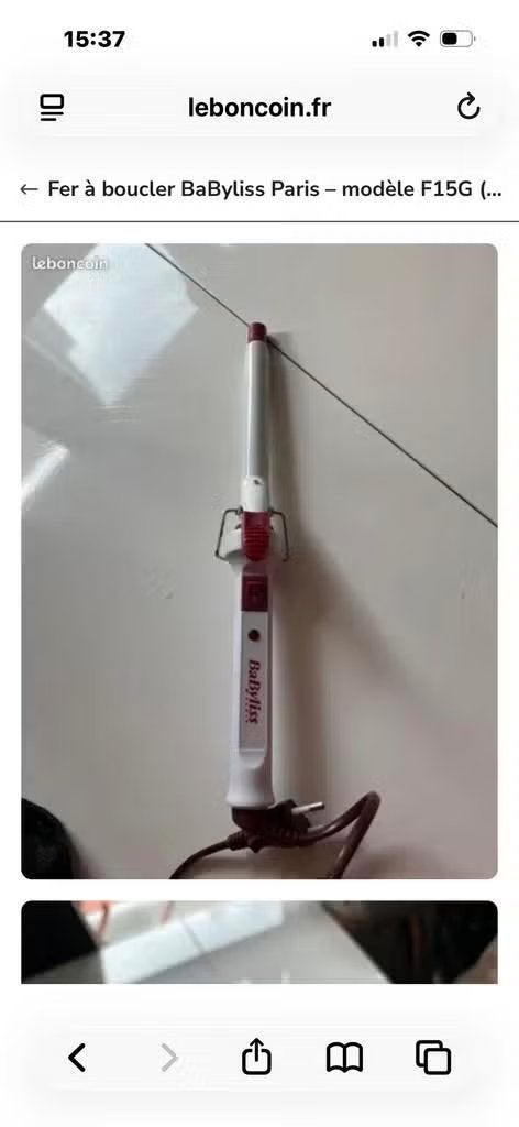 NIEUW! BaByliss paris krultang met opzetstuk €4,99, Ophalen of Verzenden, Nieuw, Krultang of Stijltang