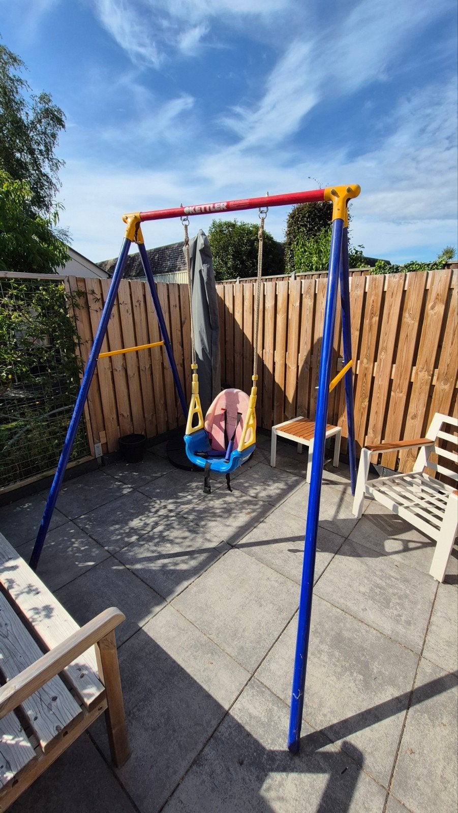 schommel, Kinderen en Baby's, Speelgoed | Buiten | Speeltoestellen, Ophalen, Gebruikt, Schommel