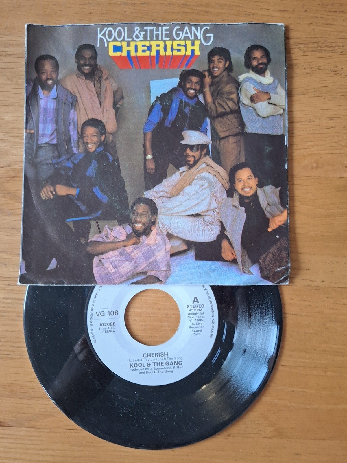 Kool & The Gang - Cherish (Vinyl Single), Cd's en Dvd's, Vinyl Singles, Gebruikt, EP, 7 inch, Ophalen of Verzenden