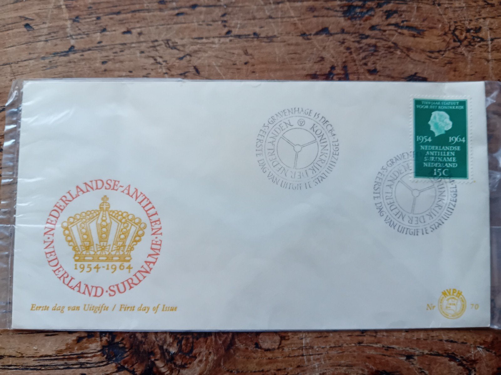 FDC Nederlandse Antillen Suriname Nederland 1954-1964, Ophalen of Verzenden, Rest van de wereld