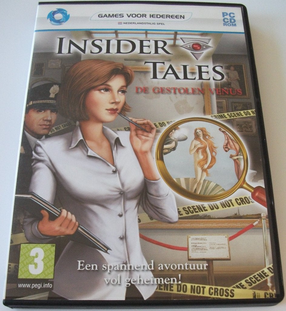 PC Game *** INSIDER TALES 2 *** De Gestolen Venus, Puzzel en Educatief, 1 speler, Ophalen of Verzenden, Zo goed als nieuw