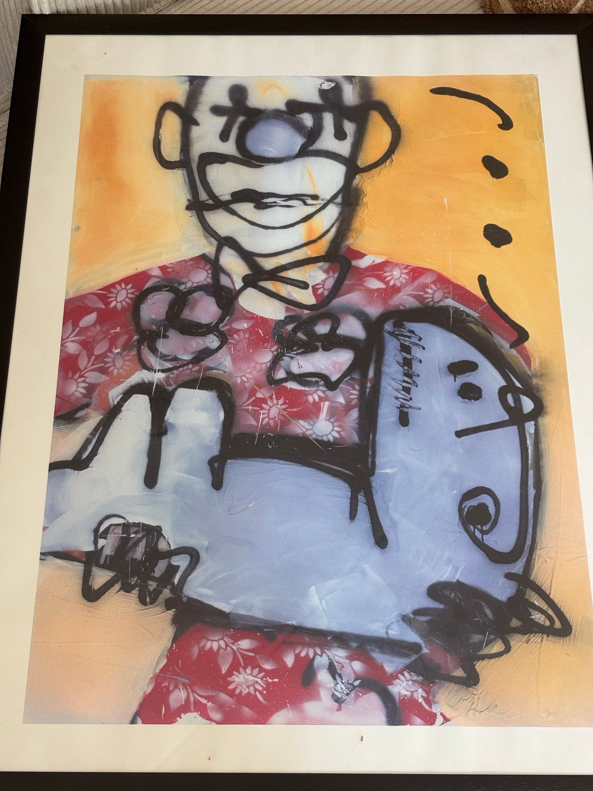Herman Brood Replica’s, Ophalen, Figuren, Papier/karton, Ingelijst