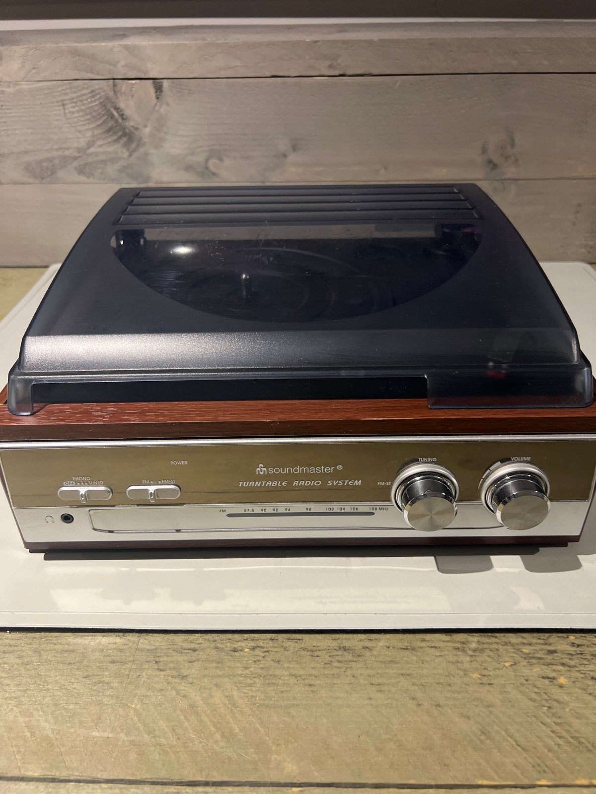 Soundmaster Platenspeler Radio Systeem - Zo goed als nieuw, Overige merken, N, N, Nieuw