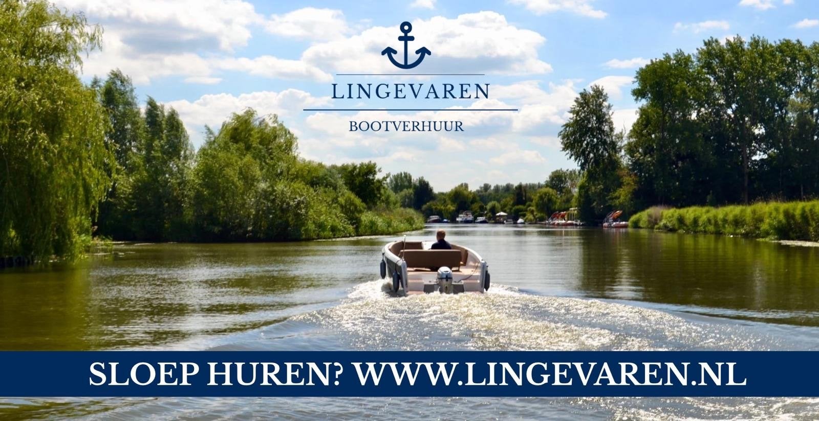 Sloepen te huur op de linge., Sloep of Motorboot