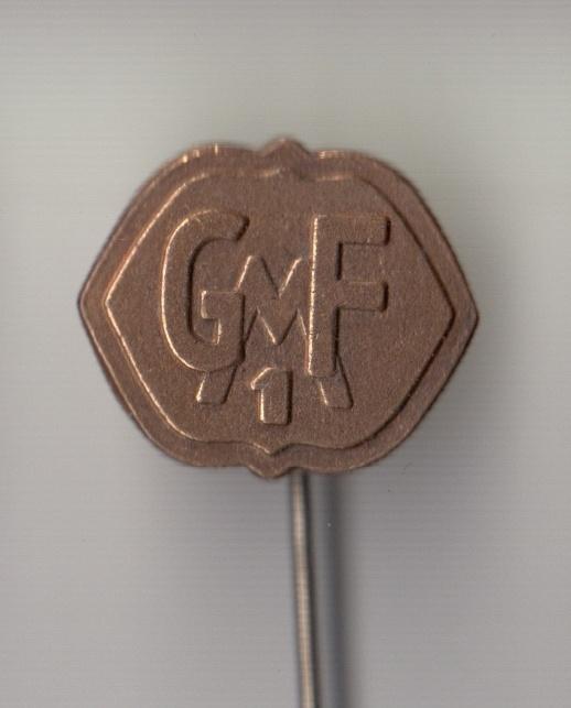 GMF Gezamelijke Militaire Fondsen speldje, Niet vindbaar, Niet vindbaar, Nederland, Embleem of Badge